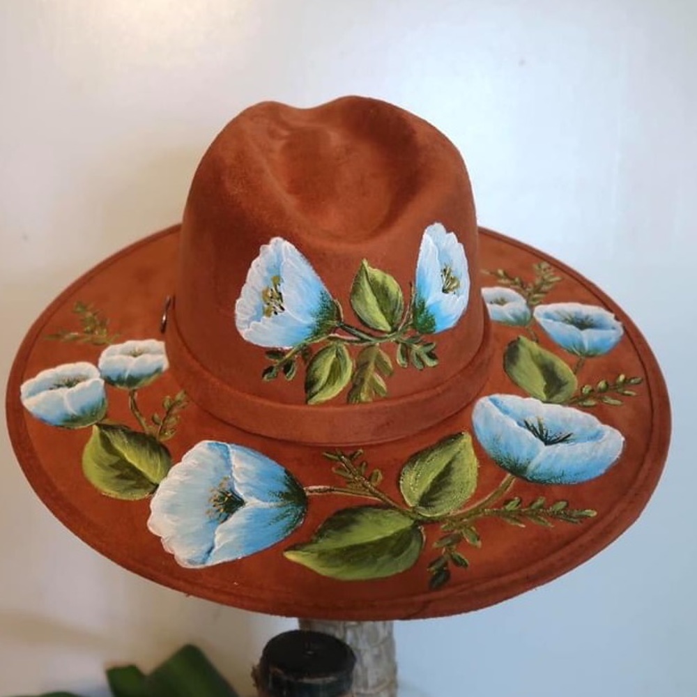 Hand painted hat